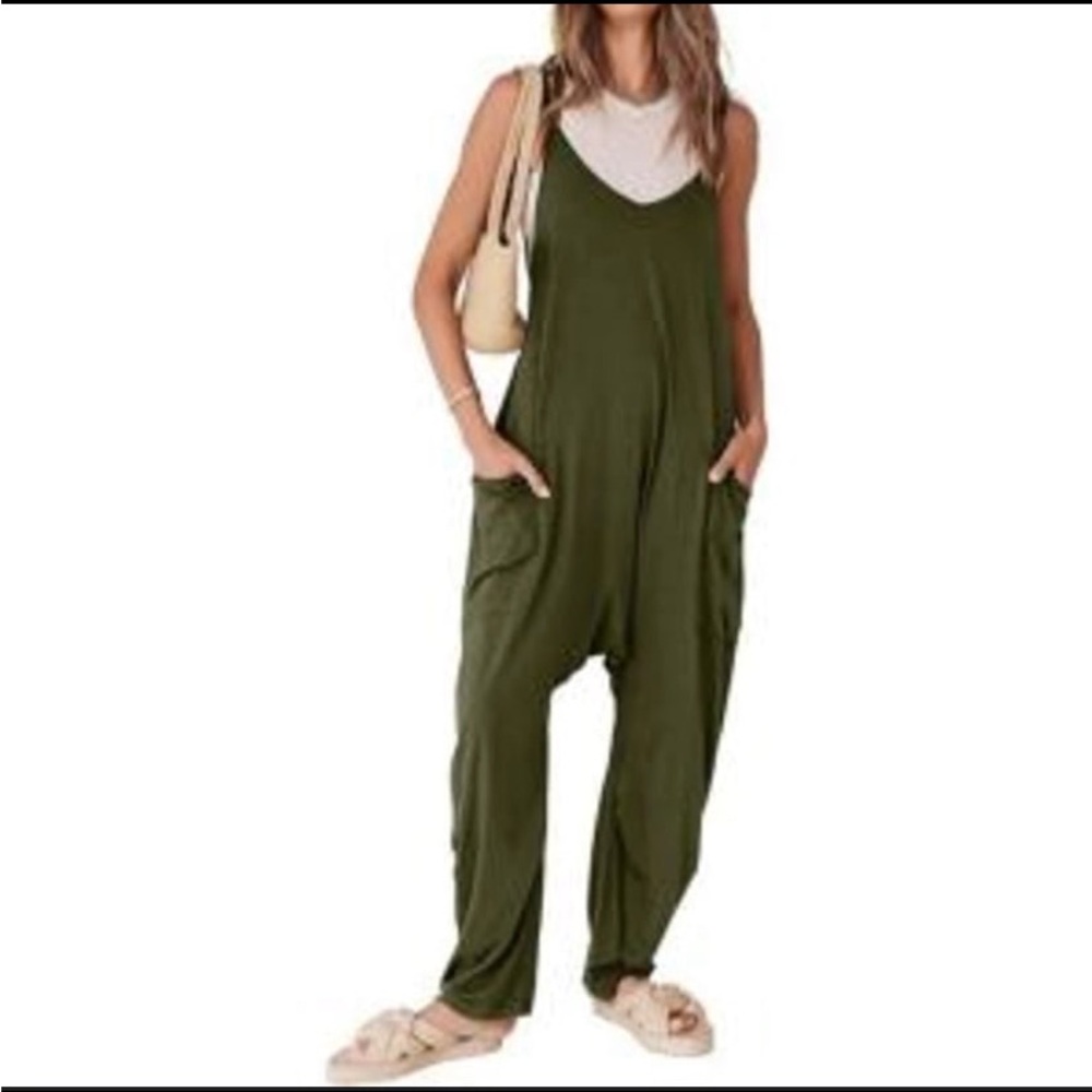One teaspoon Diego harem - green jumpsuit small, sold at free people.